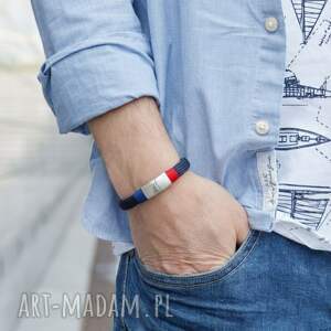 Sportowa męska bransoletka ArgentoMen, z liny