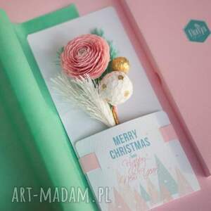 handmade prezenty świąteczne karteczki 3d na prezent