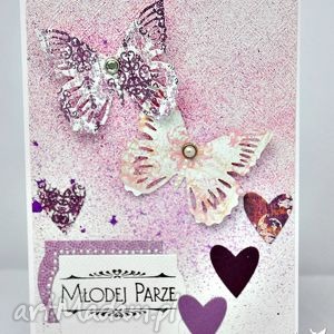 handmade scrapbooking kartki młodej parze