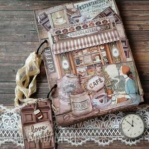 Prezent Przerwa na kawę☕/ Retro Notatnik/ pamiętnik