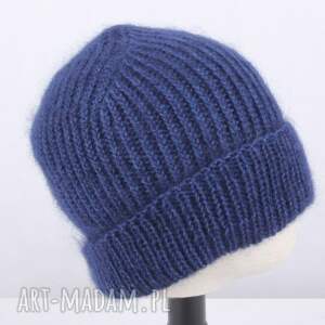 Prezent Czapka granatowa, jesienna, ciepła