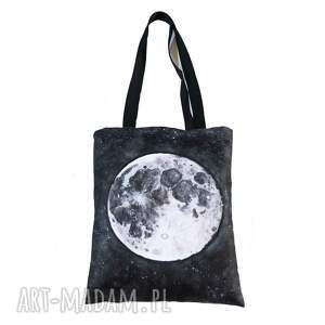 torba na zakupy, obraz, moon, księżyc shopperka, torebka, pod choinkę prezent