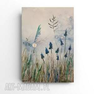 ŁĄKA akwarela formatu A5