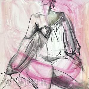 Pinky - 100x70cm - obrazy nad - łóżko, do salonu