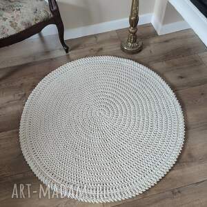 misz masz dorota dywan okrągły ze sznurka bawełnianego 100cm