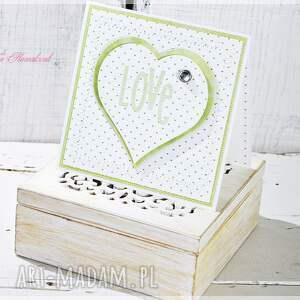 handmade scrapbooking kartki kartka walentynkowa