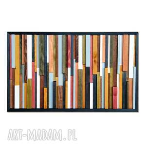 aleksandrab obraz z drewna, dekoracja ścienna /131 - montreal/, drewniany