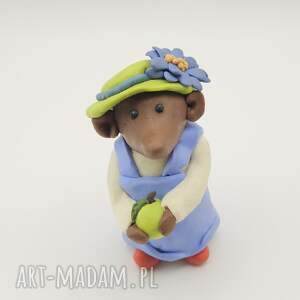 Figurka myszka z modeliny, maskotka