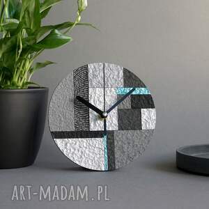 geometryczny zegar less waste papieru recyklingu biura