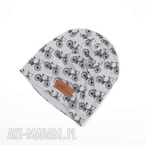 czapka beanie rower prezent unisex, kolorowa