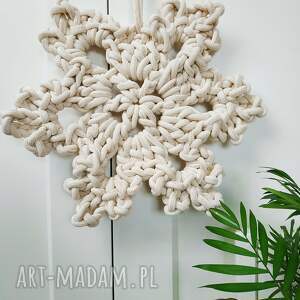 ogromna śnieżynka 38 cm - Dekoracje świąteczne