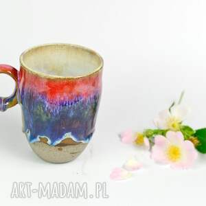 handmade ceramika wysoki kubek ceramiczny | | kubek do late macchiato | sorello | 320ml