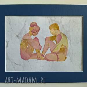 Between Us - obraz z suszonych kwiatów 30x21 cm