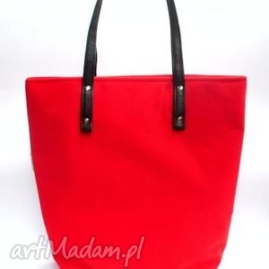 handmade na ramię classic shopper bag