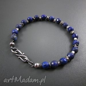 handmade bransoletka z lapis lazuli