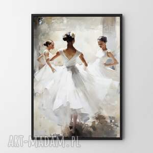 plakaty plakat baletnice dziewczyny - format a4