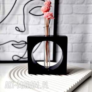 minimalistyczny wazon z probówką no 2 na kwiaty, dekoracje stołu
