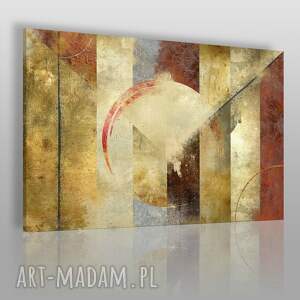 obraz na płótnie - abstrakcja zegar - 120x80 cm - VAKU DSGN obrazy