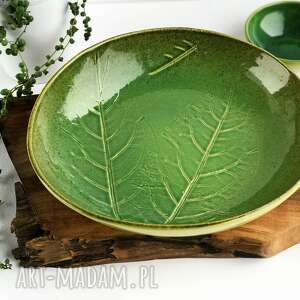 handmade ceramika misa ceramiczna liście
