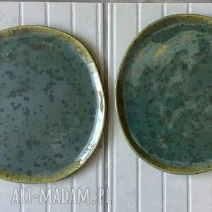 Duże talerze ręcznie robione, talerz ceramiczny, obiadowy