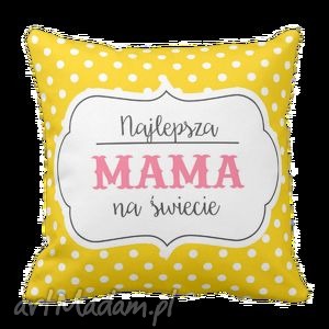 handmade poduszki poduszka najlepsza mama na świecie dzień matki 6249