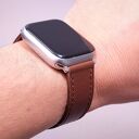 Skórzany pasek do Apple Watch 1-8, SE i Ultra z włoskiej skóry Koala - ciemny brąz