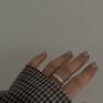 Srebrny ażurowy pierścionek wykonany ze srebra 925