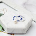 Delikatne pierścionki z perłą naturalną