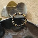 Pierścionek z tygrysim okiem - Autumn Forest