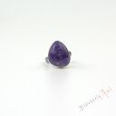 Regulowany pierścionek z czaroitem