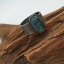 Pierścionek z kyanitem