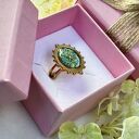 Ręcznie robiony pierścionek handmade dla kobiet