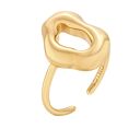 handmade złoty balonowy pierścionek