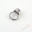 Regulowany pierścionek z czaroitem