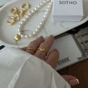 serce pierścionki złoty pierścionek z gniecionym