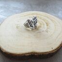 Pierścionek Orzeł z Błękitnym Akwamarynem