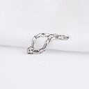 Pierścionek łańcuszek, stal chirurgiczna