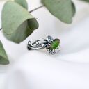 Wróżkowy Pierścionek z Ammolitem