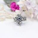 Srebrny Pierścionek z Ginko