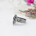 Srebrny Pierścionek z Ginko