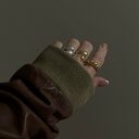 handmade pierścionki pierscionek złoty krople