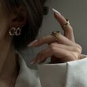 unikatowe pierścionki złoty balonowy pierścionek