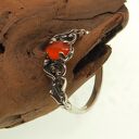 Pierścionek z agatem