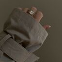 Srebrny pierścionek z retro kwadratem