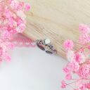 Pierścionek Masa Perłowa regulowany stal chirurgiczna handmade wirewrapping