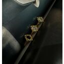 pierścionki niebieski złoty pierścionek z agatem r. 10