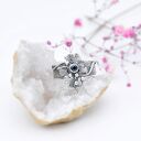 Srebrny Pierścionek z Ginko