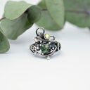 Pierścionek Leśny Agat Mszysty, Elficki