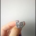 Pierścionek Orzeł z Błękitnym Akwamarynem