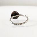 Kamyk - srebrny pierścionek z miedzią rozm. 8 (2210 -04) ooak